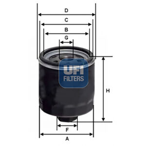 UFI FUEL FILTER 24 154 00