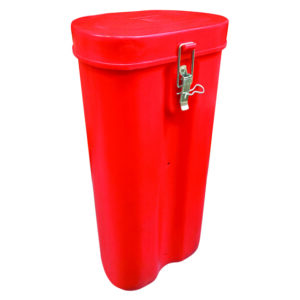 UNIVERSAL FIRE/SPILL BOX  RED T