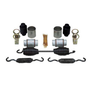 RO Type Brake Shoe Kit - 420/350 Brake Fabricated Anchor Bracket - Suits AXL125 Q/FIT