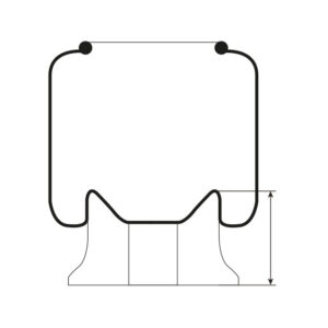 AIRSPRING ASSY (ASK058) HAS SENSOR VOSS232 MERCEDES