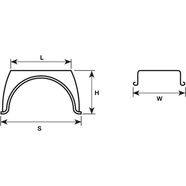 Flat Top Mudwing - J41F - Pair