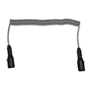 7 Core 'N' Type Electrical Coil 3m with Screw Type Moulded Plugs