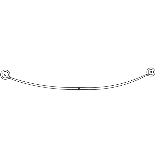 SINGLE LEAF SPRING FORD TRANSIT MK7 REAR