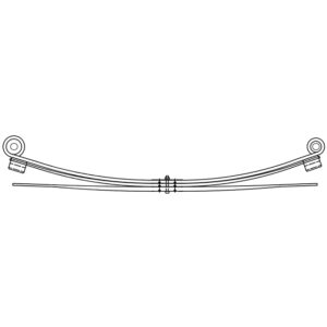 2+1 LEAF SPRING FORD TRANSIT MK8 REAR