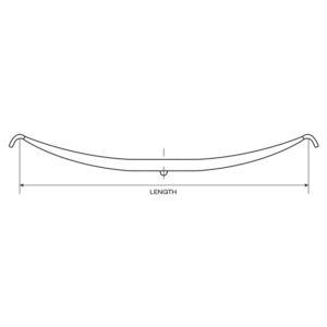 Leaf Spring Front -1 Leaf C-FTYPE 10Tonne