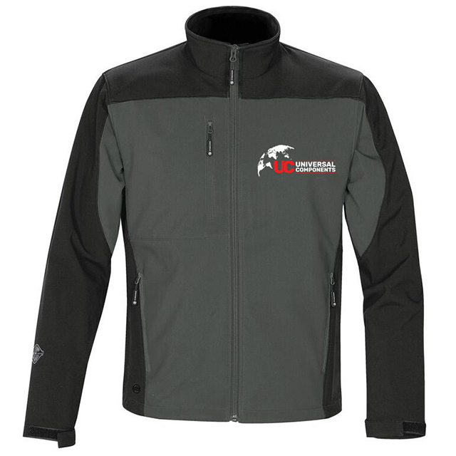 Stormtech Edge Softshell Jacket Graphite/Black - Medium