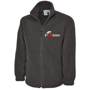 Full Zip Fleece Jacket Charcoal Grey - Small