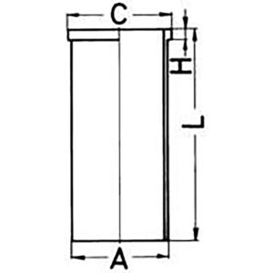 CYLINDER LINER TO SUIT DAF