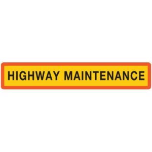 MARKER BOARD BSAU152 (TYPE4) SINGLE S/ADV HIGHWAY MAINTENANC