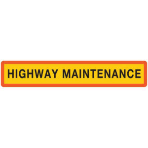 MARKER BOARD BSAU152 (TYPE4) SINGLE HIGHWAY MAINTENANCE