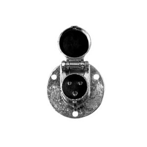 3-PIN 24V METAL SOCKET 5 AMP