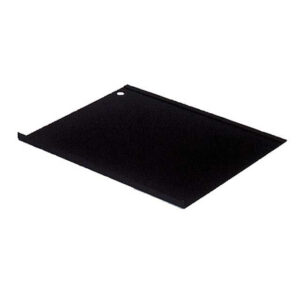 NUMBER PLATE BLANK STEEL BLACK FINISH