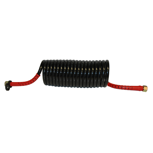 AIR COIL 4M WL BLACK WITH RED TAIL 2XM18F FITTINGS