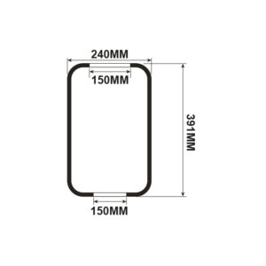 AIR SPRING DIAPHRAGM ONLY