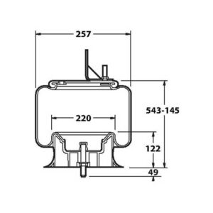 AIRSPRING (COMPLETE) FIXING KIT NOT SPECIFIED
