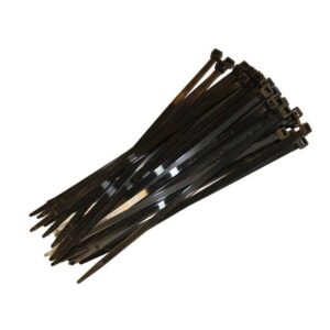 PKT 100 BLACK CABLE TIES 250 X 4.8MM