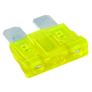 PKT50 STD BLADE FUSE YELLOW 20A