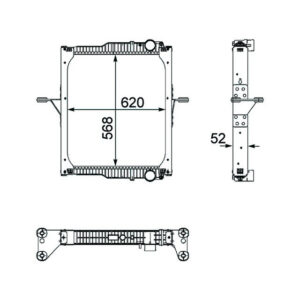 RADIATOR 8MK376733-731