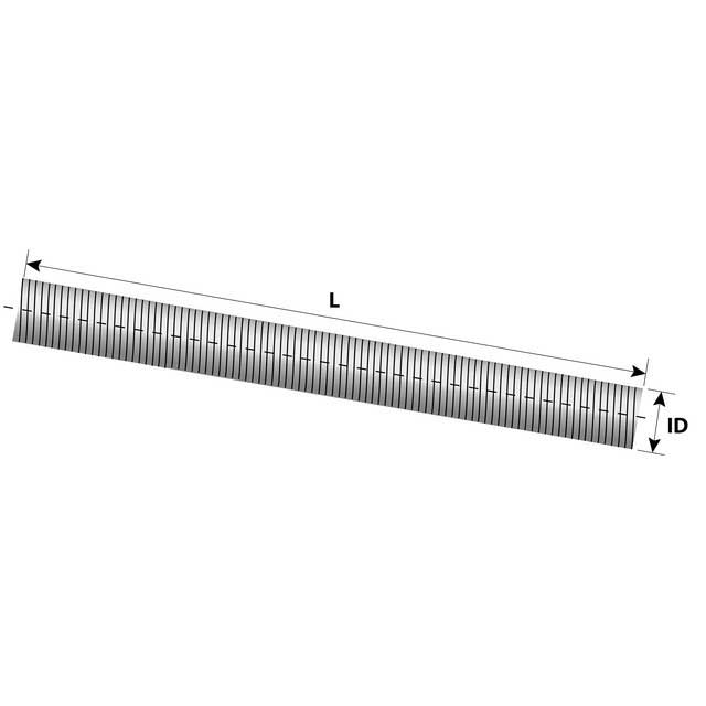 FLEX PIPES - STAINLESS 3IN ID-2M