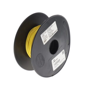 THIN WALL 1.0mm (32/0.20mm) YELLOW Single Core 100M