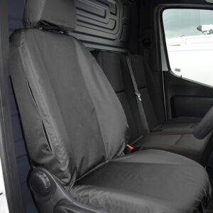 Mercedes Sprinter Van 2018+ Driver's Seat Black Seat Covers