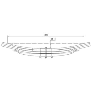 IVECO EUROTRAKKER 4 LEAF REAR SPRING