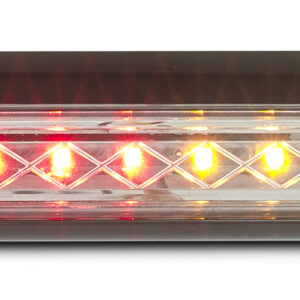 Compact Combination Rear Strip Lamp - Black - 24V