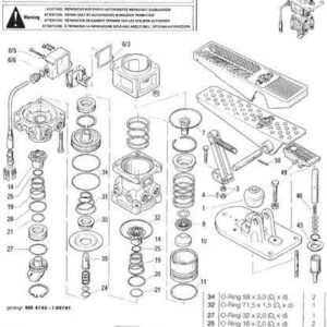 Repair Kit, service brake brake valve