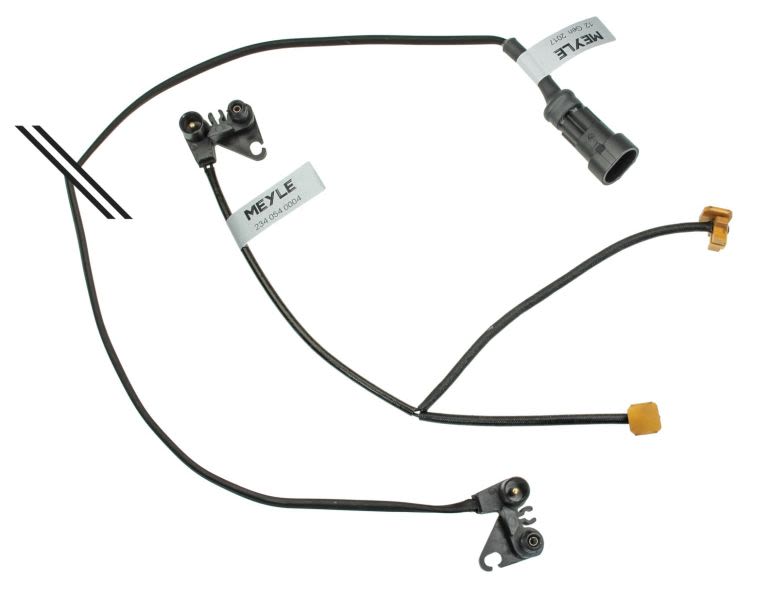 Warning Contact, brake pad wear