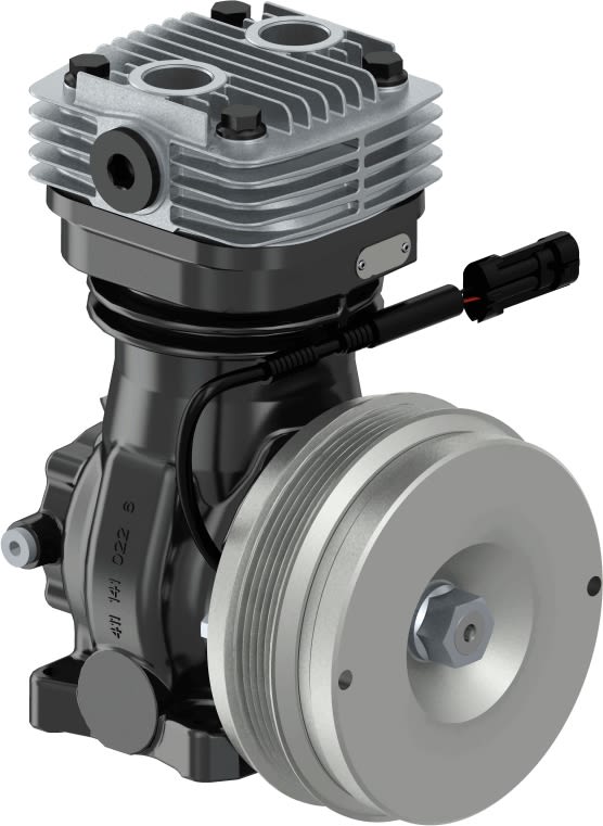 Compressor, compressed-air system