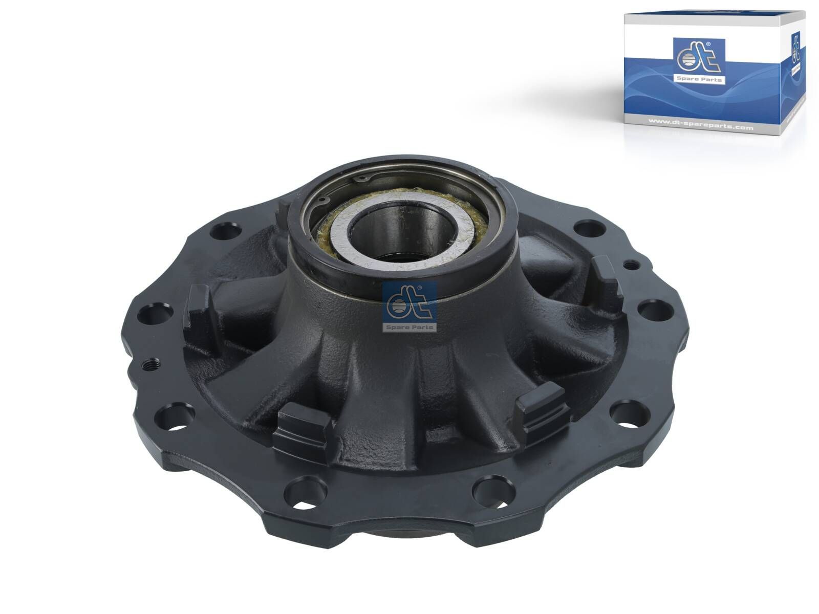 DT Spare Parts 10.10595 Wheel hub, with bearing