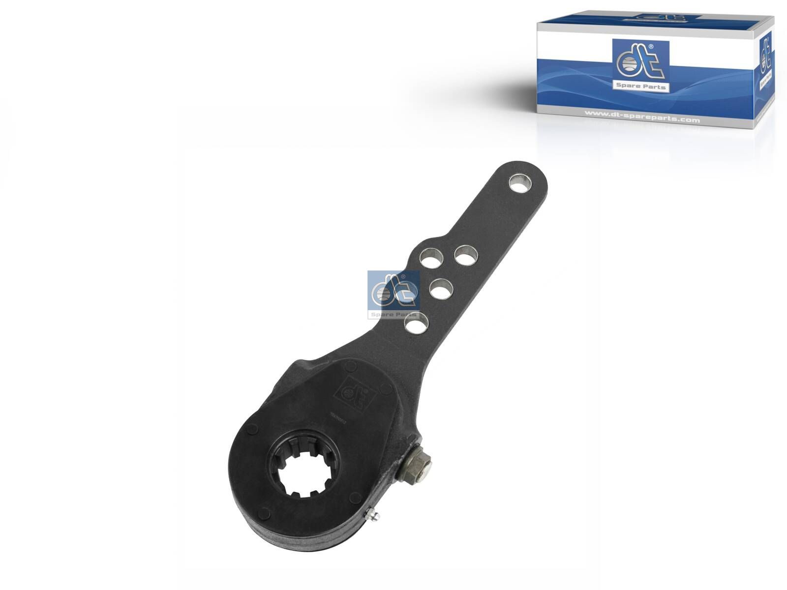 DT Spare Parts 10.13022 Slack adjuster, manual, SAE 1 1/2'' 10, 6 bores, b: 14 mm, Lb: 120 mm, Lb1: 135 mm, Lb2: 150 mm, Lb3: 165 mm, Lb4: 180 mm, Lb5: 250 mm, 10 teeth