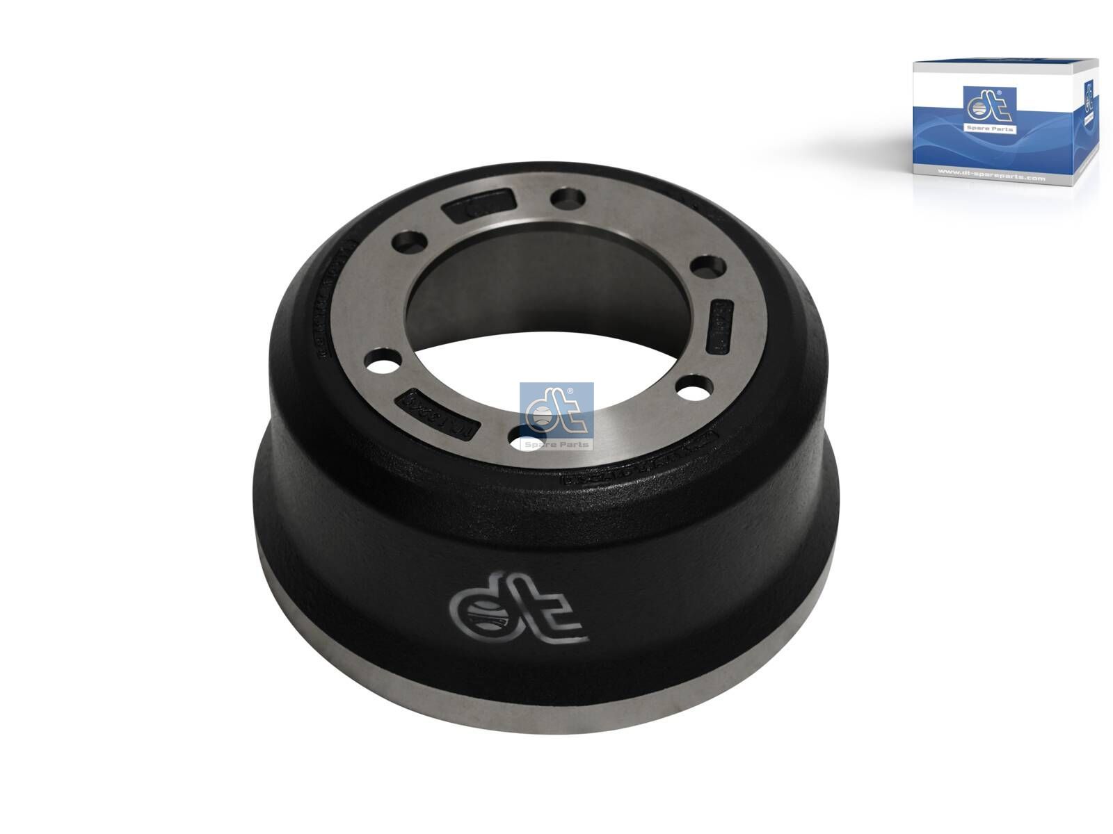 DT Spare Parts 10.13249 Brake drum, D: 300 mm, 6 bores, b: 21 mm, P: 205 mm, d: 165 mm, H: 164 mm, B: 105.5 mm