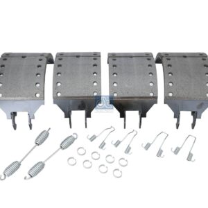 DT Spare Parts 10.13940 Brake shoe kit, with linings