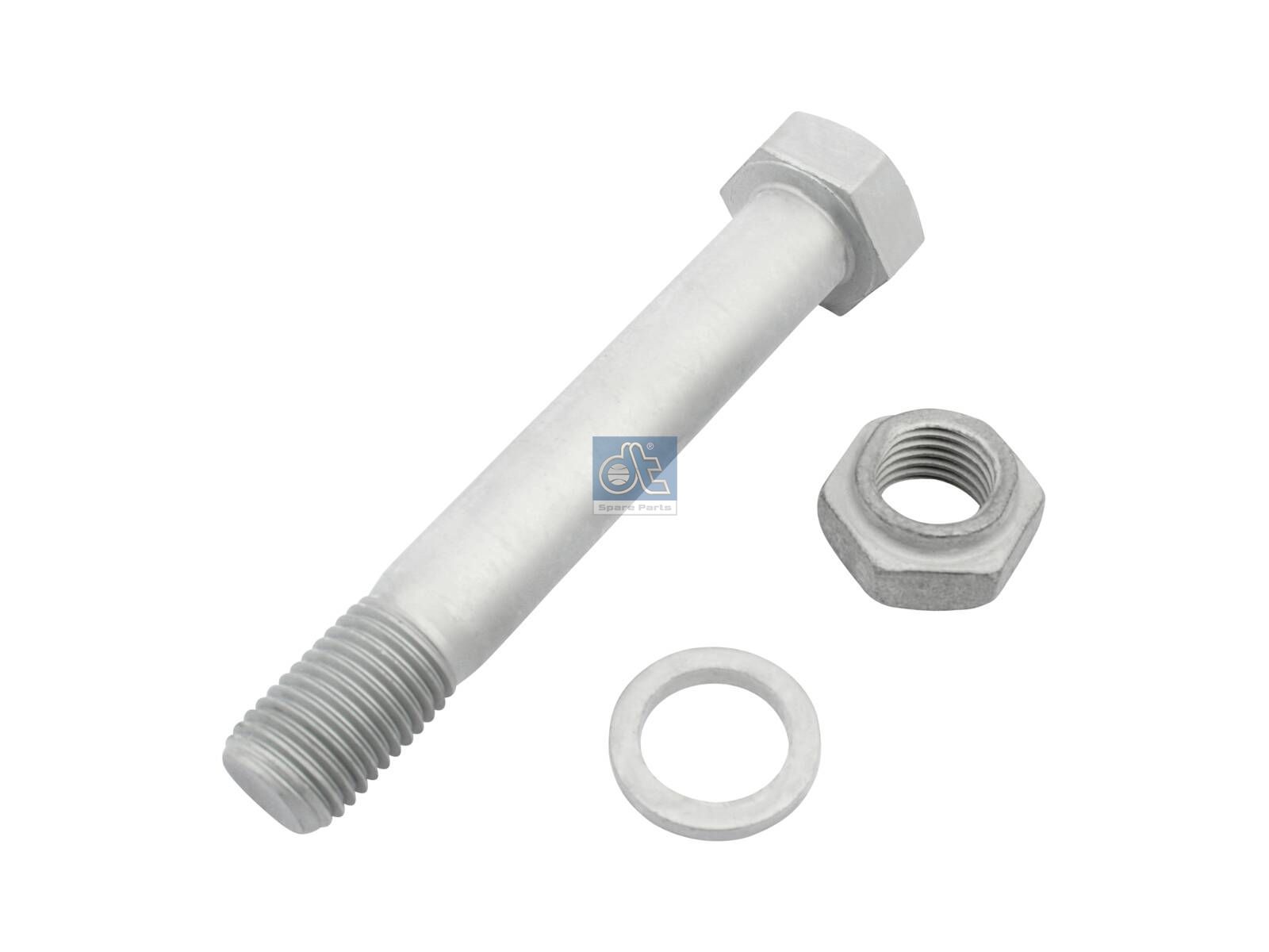 DT Spare Parts 10.16293 Spring bolt kit, M30 x 3,5, LTh: 45 mm, Lu: 190 mm, SW: 46, 8.8
