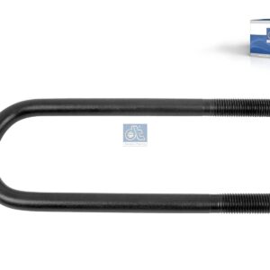 DT Spare Parts 10.16321 U-bolt, r: 35 mm, R: 60 mm, M24 x 3, LTh: 80 mm, L: 345 mm, w: 100 mm, 10.9