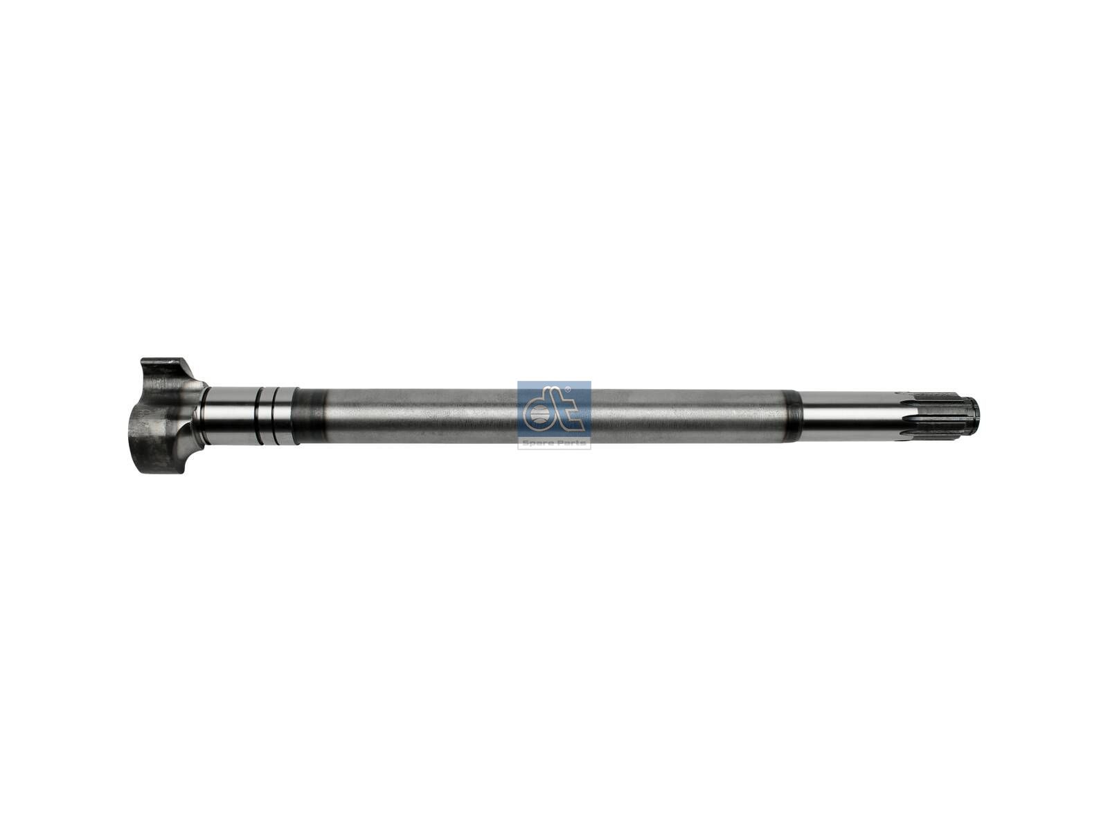 DT Spare Parts 10.23122 Brake camshaft, left, D: 42 mm, L1: 619.3 mm, L3: 575 mm, 10 teeth
