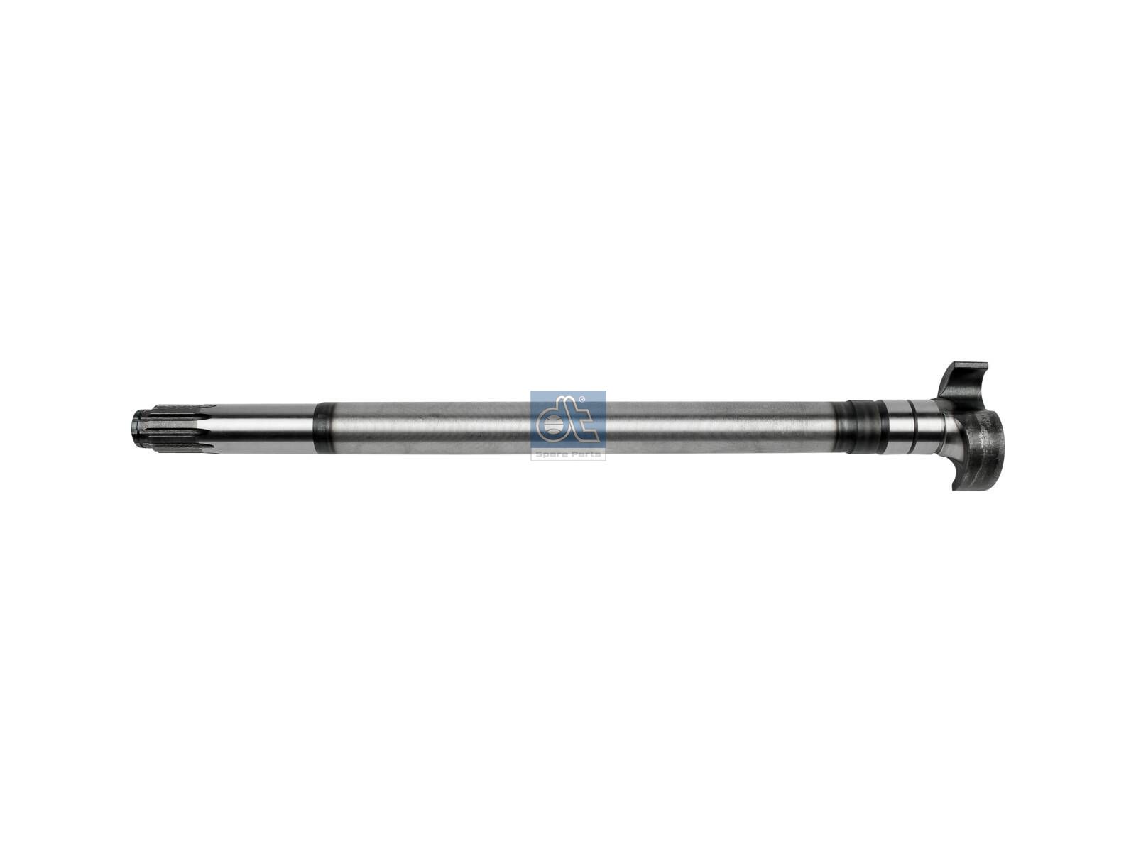DT Spare Parts 10.23427 Brake camshaft, right, D: 42 mm, L1: 654.3 mm, L3: 610 mm, 10 teeth