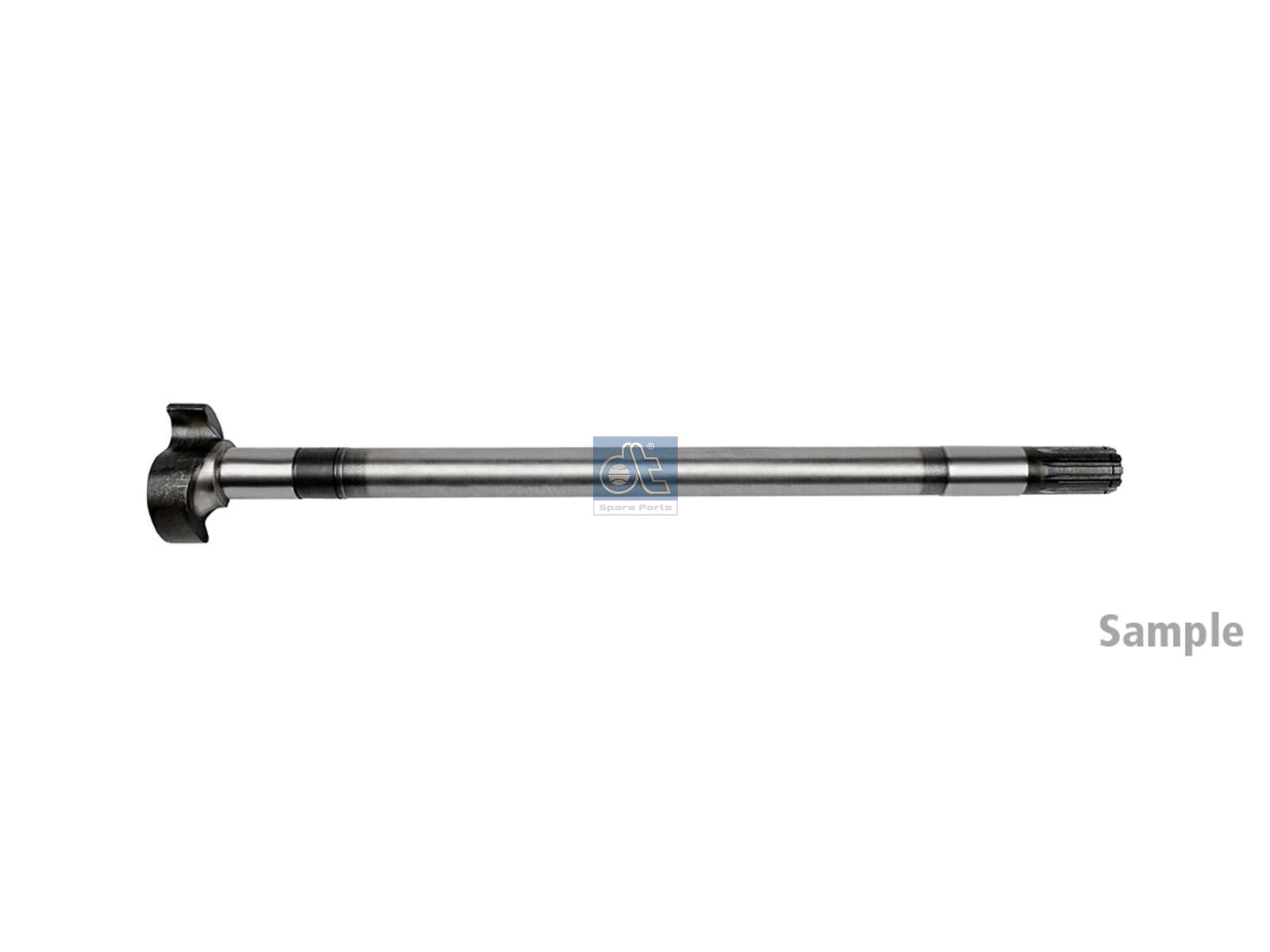 DT Spare Parts 10.23448 Brake camshaft, left, D: 42 mm, L1: 714.8 mm, L3: 670.5 mm, 10 teeth