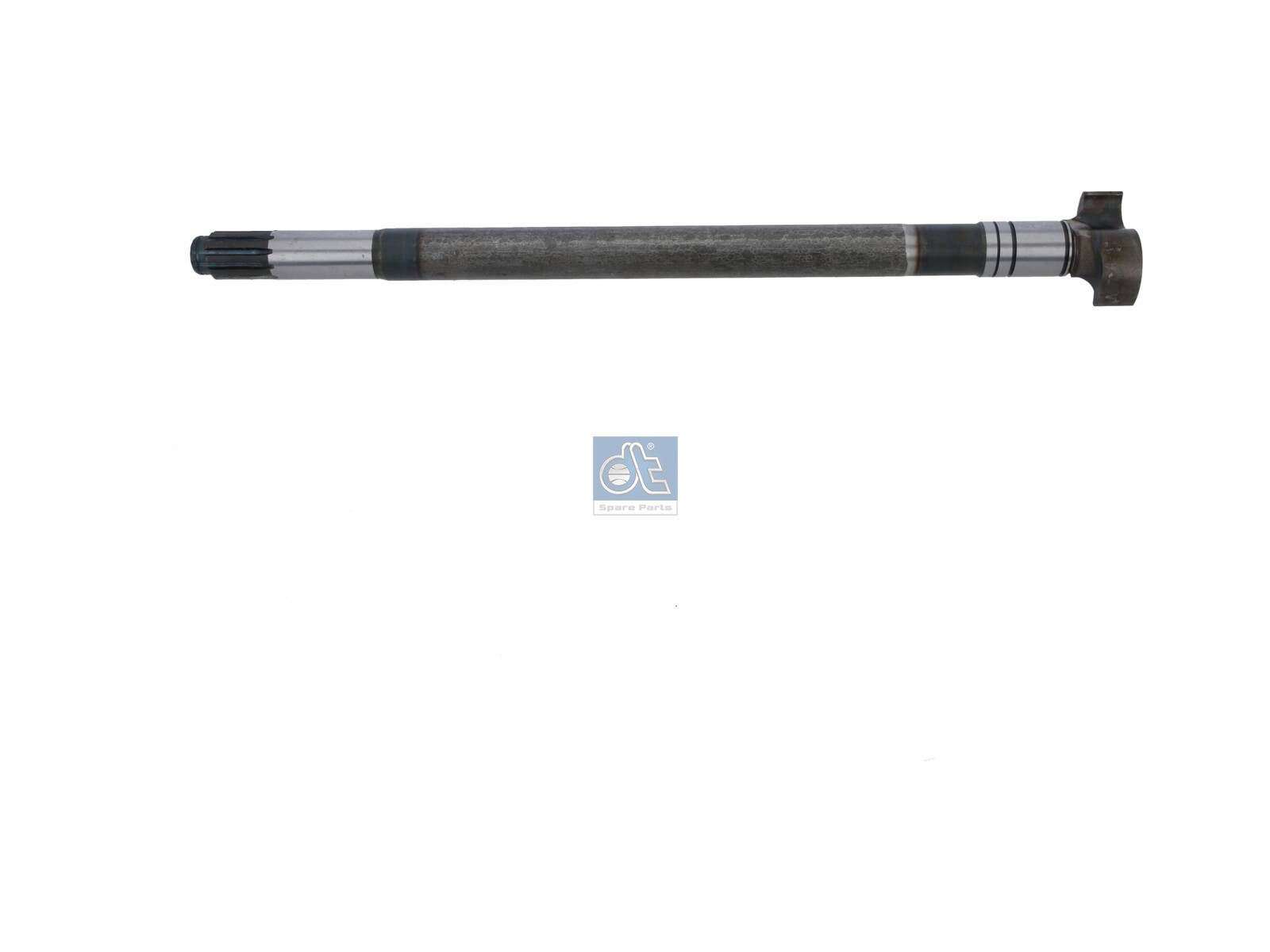 DT Spare Parts 10.23453 Brake camshaft, right, D: 42 mm, L1: 708.6 mm, L3: 663.6 mm, 10 teeth
