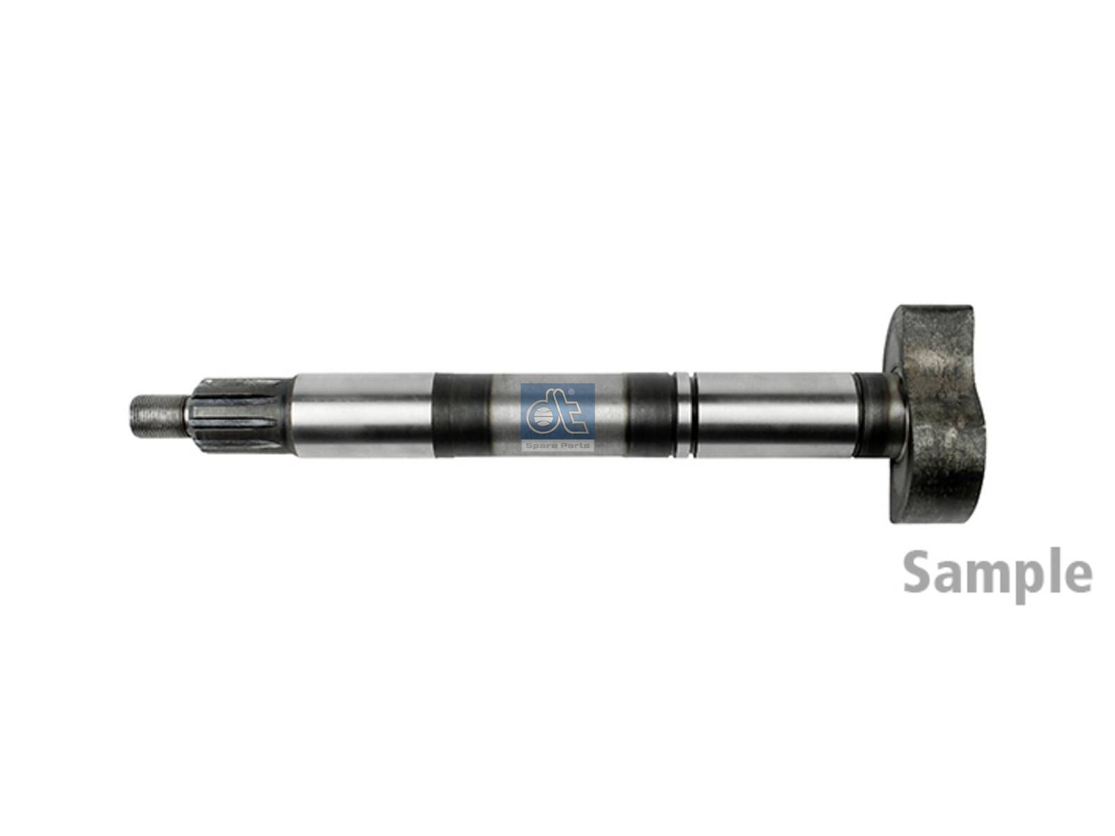 DT Spare Parts 10.23473 Brake camshaft, right, D: 42 mm, L1: 374.4 mm, L3: 329.4 mm, 10 teeth