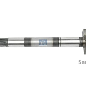 DT Spare Parts 10.23479 Brake camshaft, right, D: 42 mm, L1: 425 mm, L3: 380 mm, 10 teeth