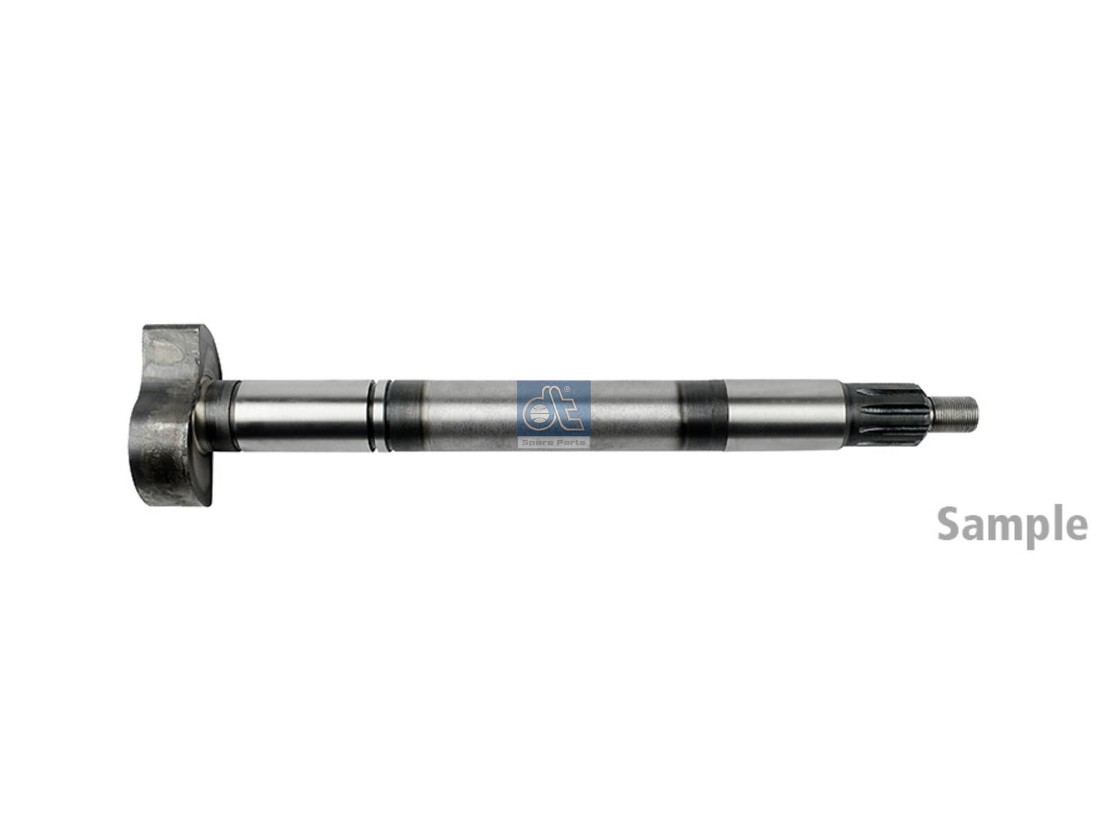 DT Spare Parts 10.23488 Brake camshaft, left, D: 42 mm, L1: 491.1 mm, L3: 446.8 mm, 10 teeth