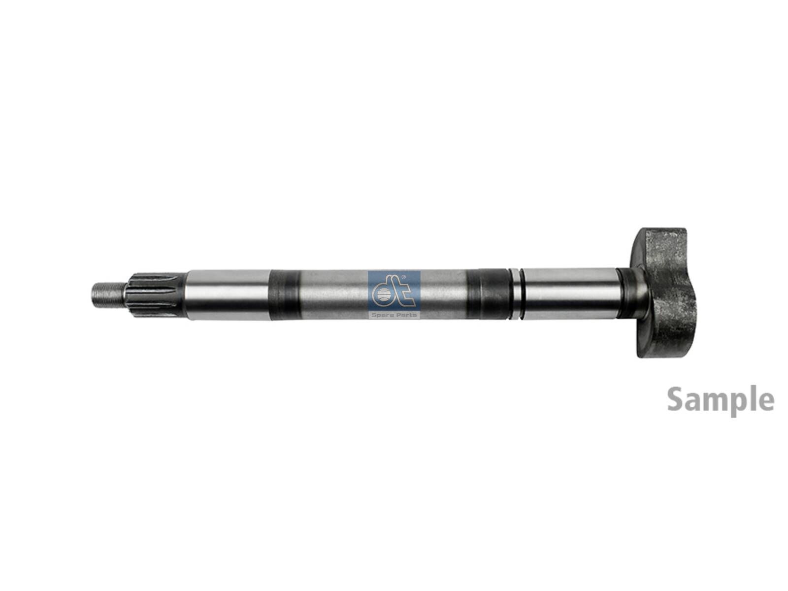 DT Spare Parts 10.23489 Brake camshaft, right, D: 42 mm, L1: 491.1 mm, L3: 446.8 mm, 10 teeth
