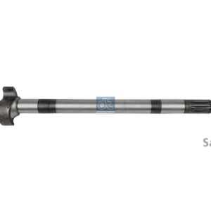 DT Spare Parts 10.23491 Brake camshaft, left, D: 42 mm, L1: 536.5 mm, L3: 491.5 mm, 10 teeth