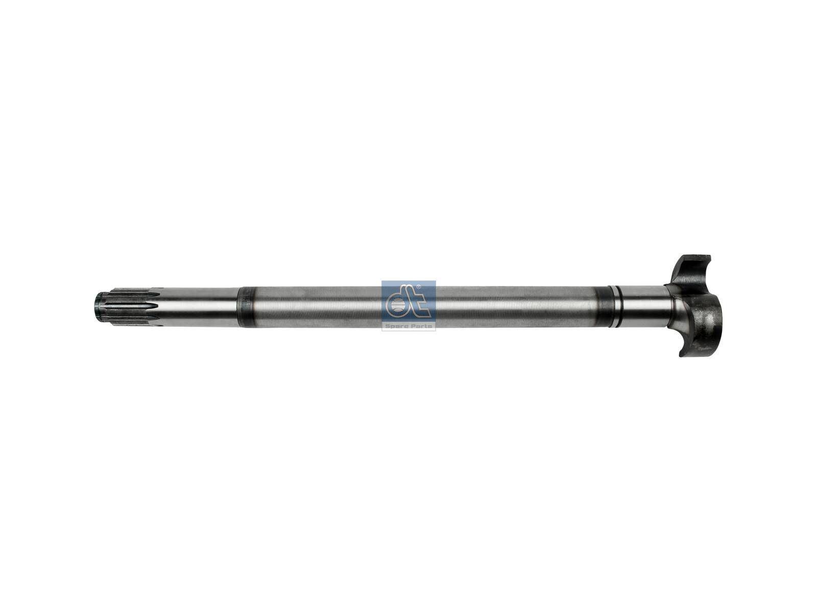 DT Spare Parts 10.23515 Brake camshaft, right, D: 40 mm, L1: 593.3 mm, L3: 549 mm, 10 teeth