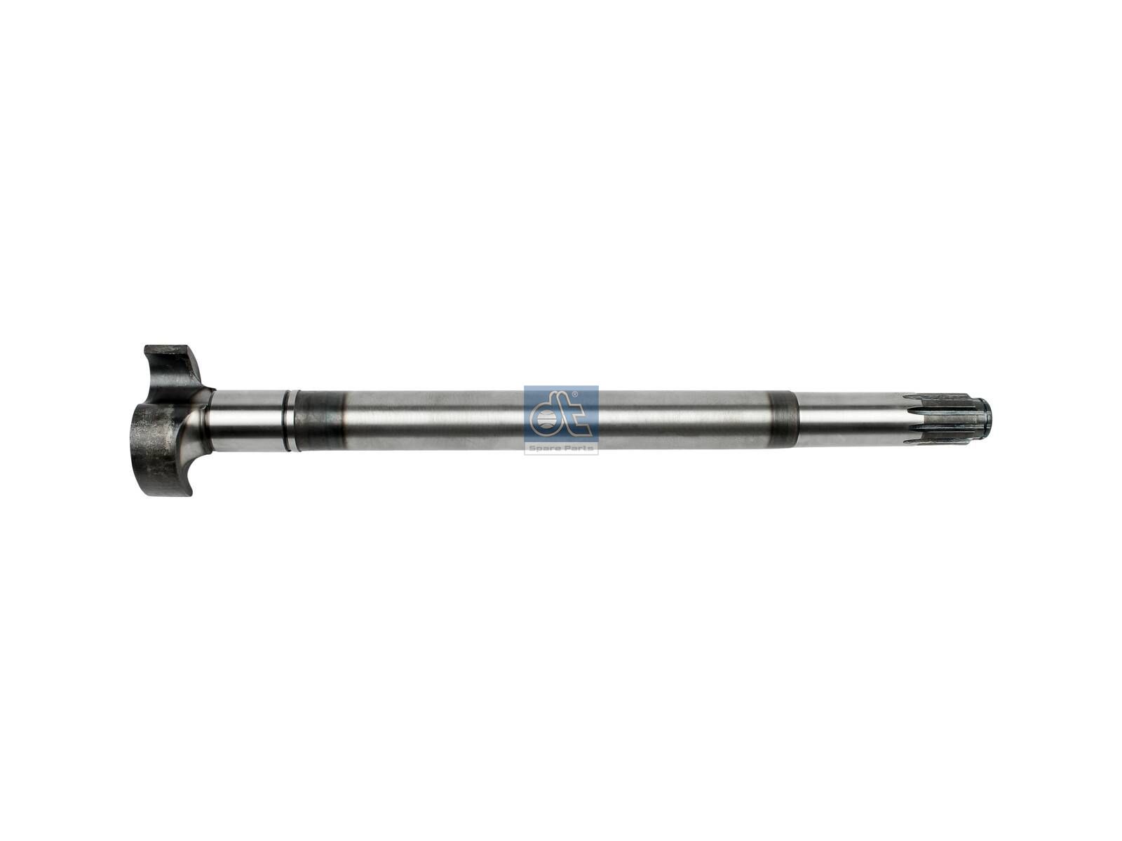 DT Spare Parts 10.23516 Brake camshaft, left, D: 40 mm, L1: 569.8 mm, L3: 525.5 mm, 10 teeth