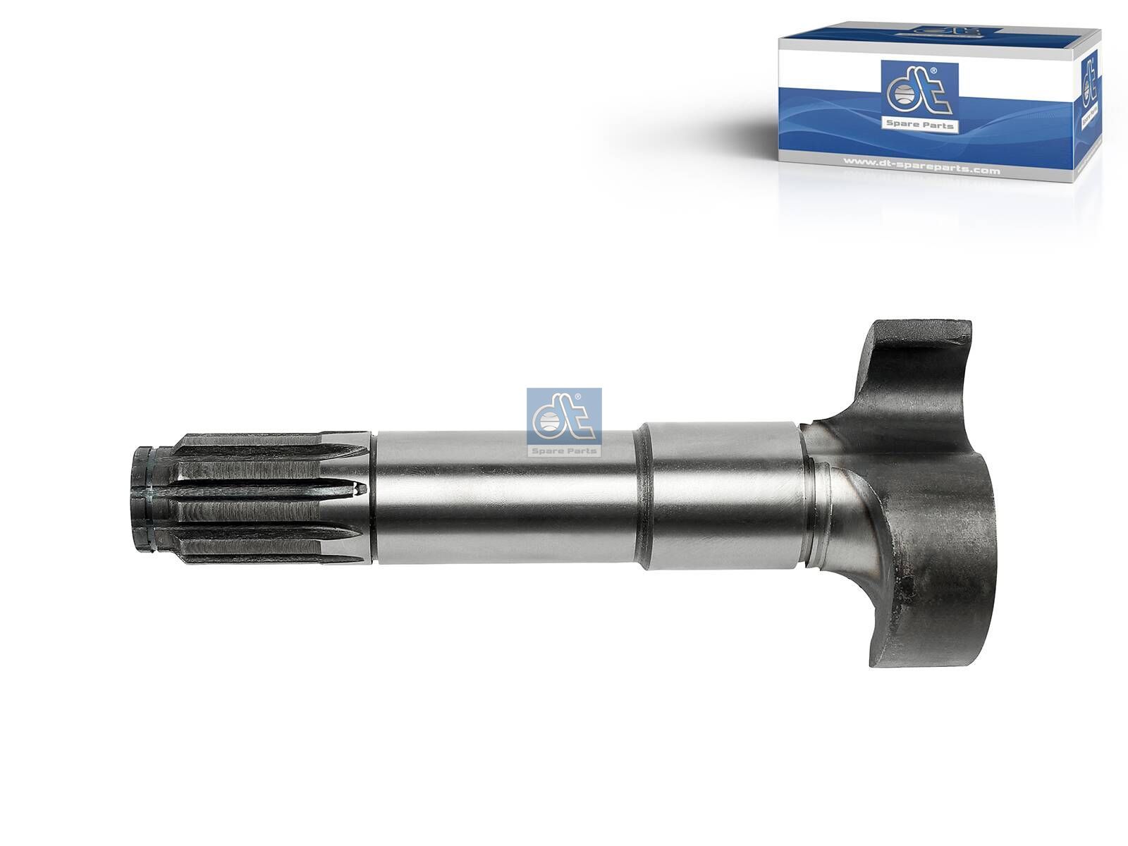 DT Spare Parts 10.23530 Brake camshaft, right, D: 40 mm, L1: 237.3 mm, L3: 193 mm, 10 teeth