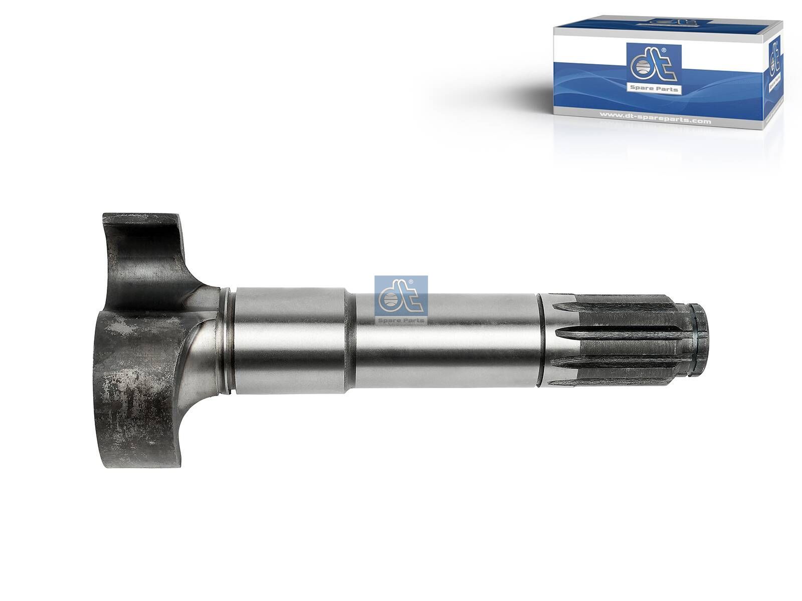 DT Spare Parts 10.23531 Brake camshaft, left, D: 40 mm, L1: 237.3 mm, L3: 193 mm, 10 teeth