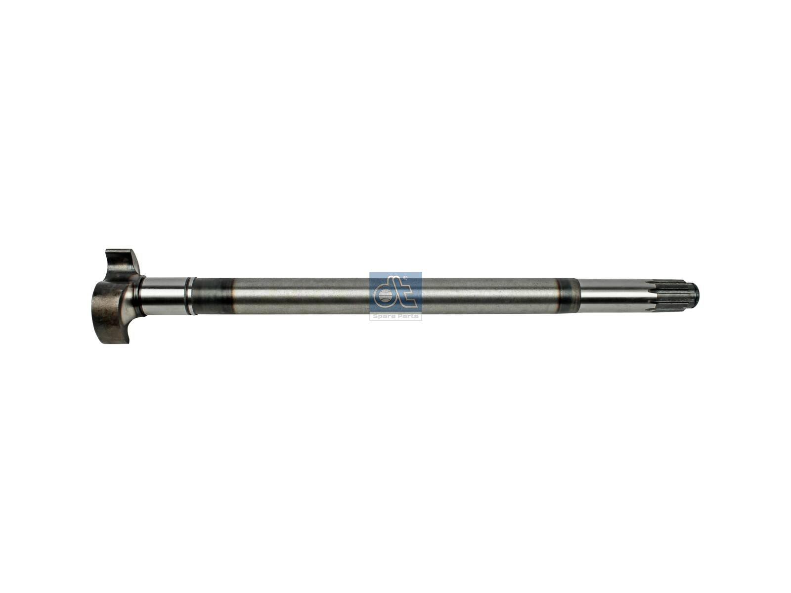 DT Spare Parts 10.23536 Brake camshaft, left, D: 40 mm, L1: 654.3 mm, L3: 610 mm, 10 teeth